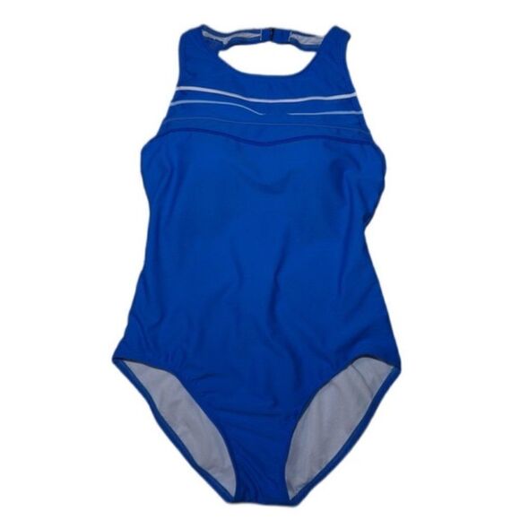 Catalina Blue One-Piece Swimsuit, Medium - Picture 1 of 6